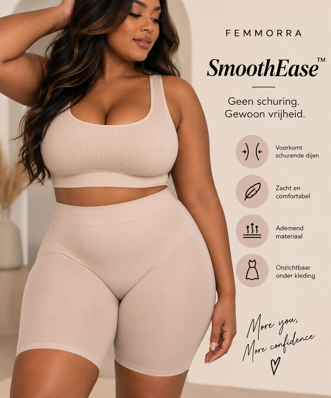 FEMMORRA SmoothEase™ – Geen schuring. Gewoon vrijheid.